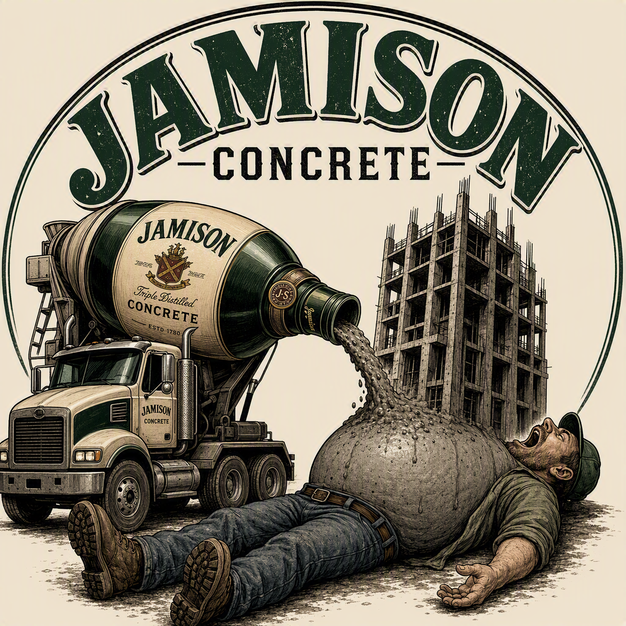 Jamison Concrete Logo